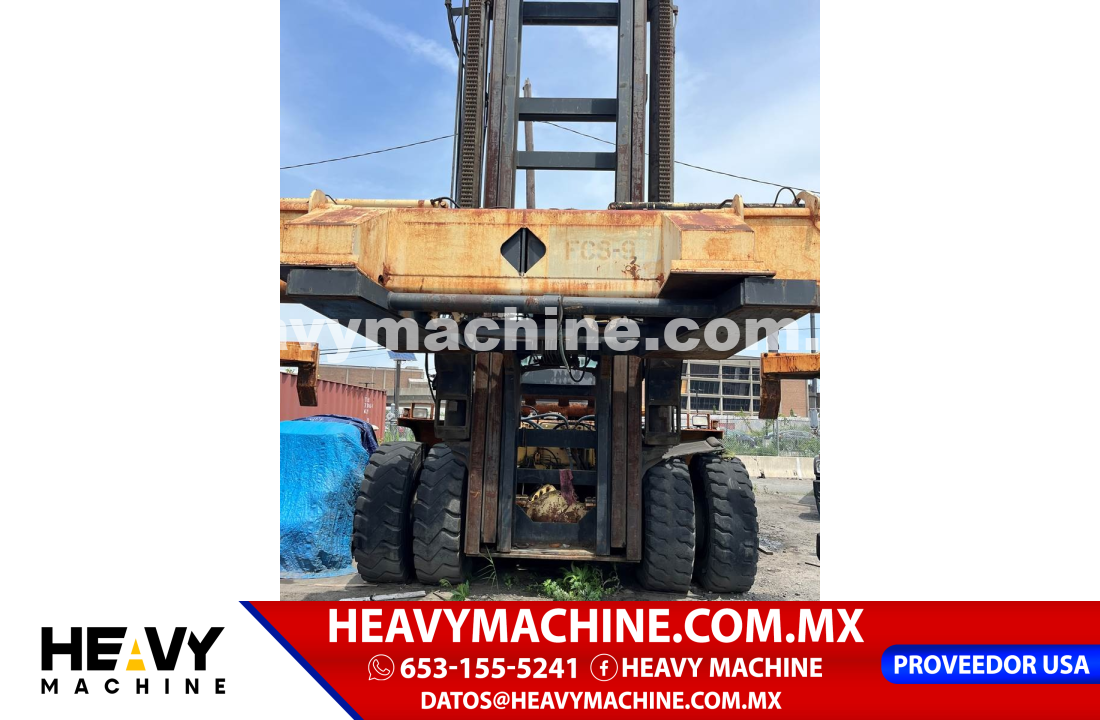 Equipo de elevación Telehandler de contenedores 2005 Hyster H970C