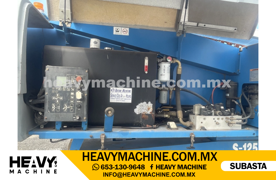 Equipo de elevación Telescopio 2002 GENIE S-125