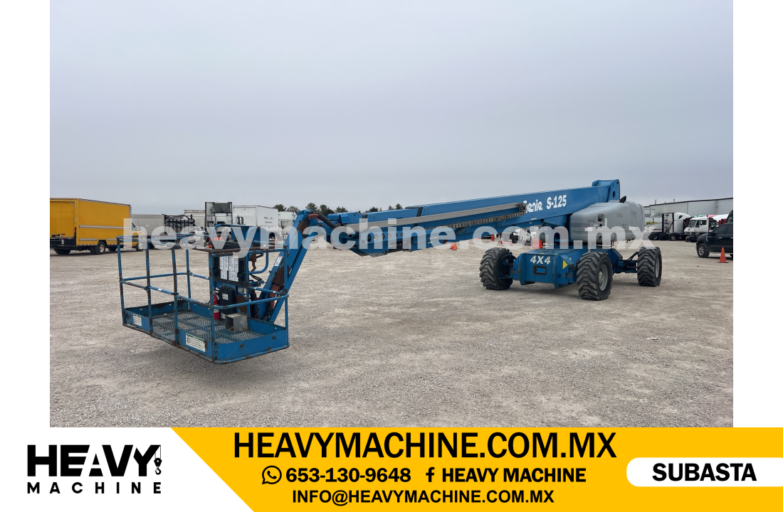 Equipo de elevación Telescopio 2012 GENIE S-125