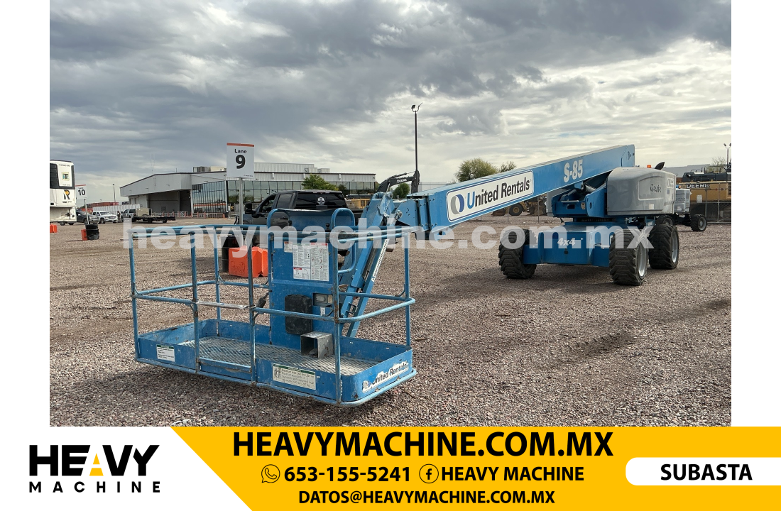 Equipo de elevación Telescopio 2015 GENIE S-85