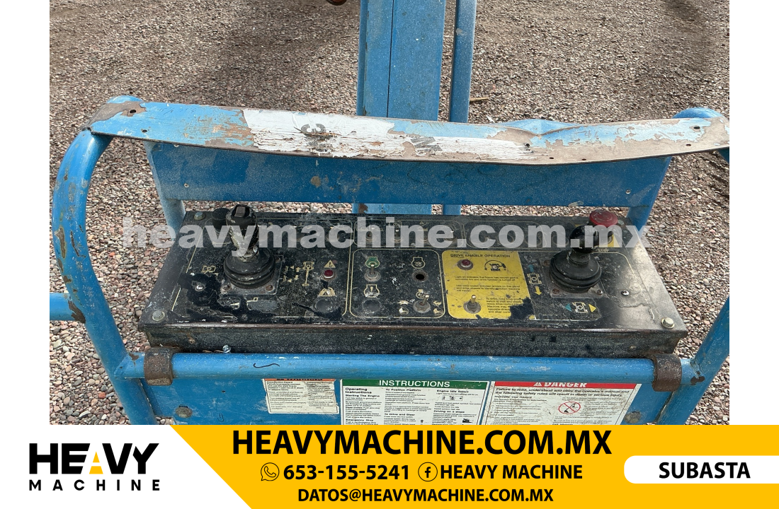 Equipo de elevación Telescopio 2015 GENIE S-85