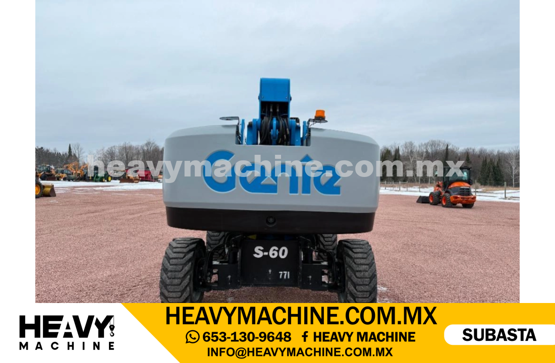 Equipo de elevación Telescopio 2017 GENIE S60X