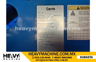 Equipo de elevación Telescopio 2016 GENIE S60X