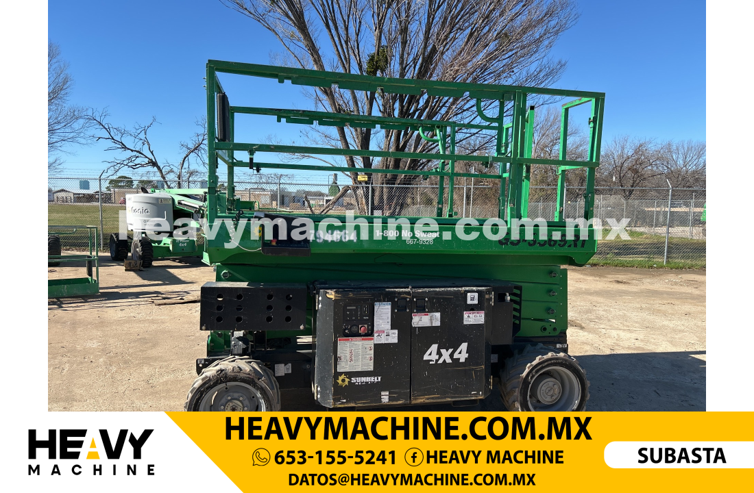 Equipo de elevación Tijera 2016 Genie GS-3369RT