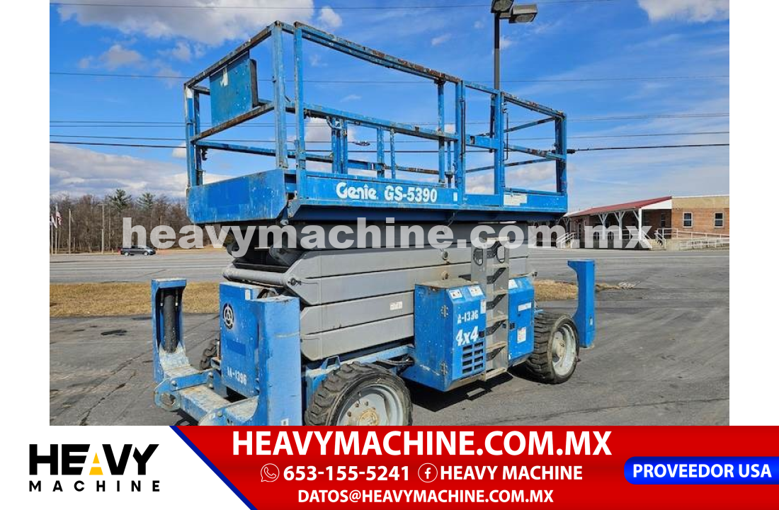 Equipo de elevación Tijera 2013 Genie GS-5390 RT