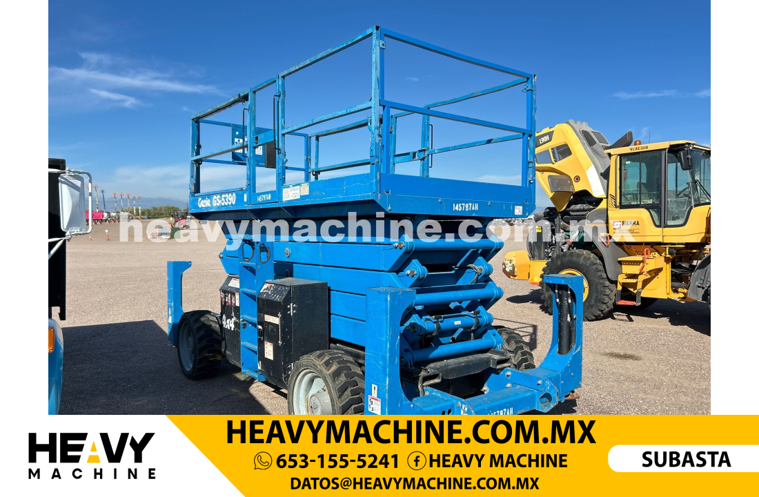 Equipo de elevación Tijera 2014 GENIE GS-5390