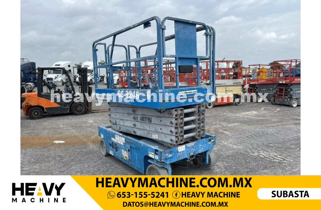Equipo de elevación Tijera 2014 Genie GS3246