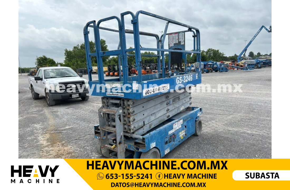 Equipo de elevación Tijera 2014 Genie GS3246