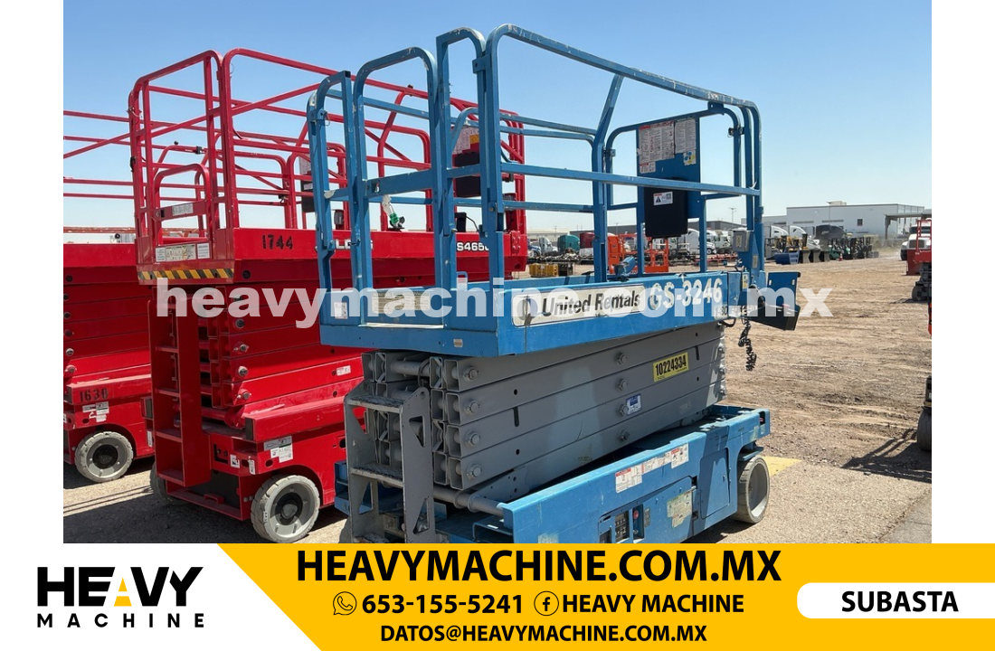 Equipo de elevación Tijera 2014 Genie GS3246