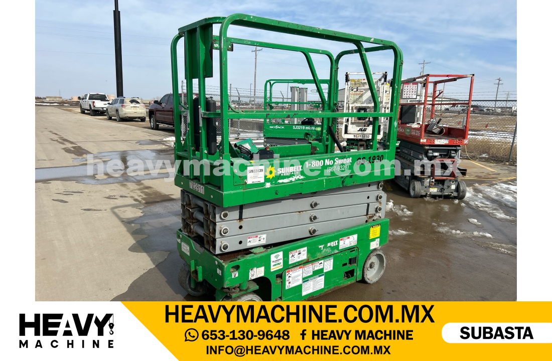 Equipo de elevación Tijera 2015 GENIE GS-1930