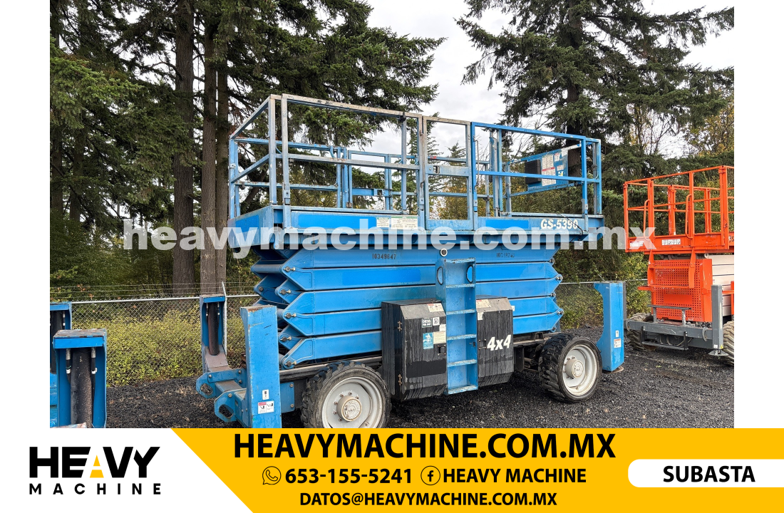 Equipo de elevación Tijera 2015 GENIE GS-5390RT