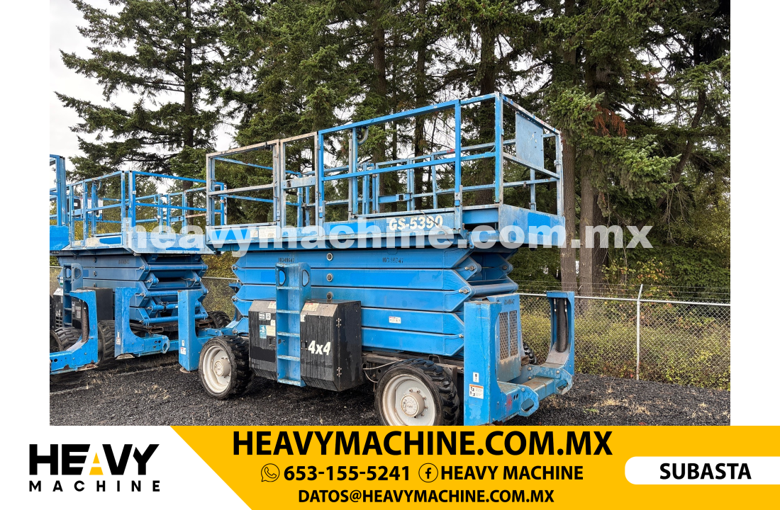 Equipo de elevación Tijera 2015 GENIE GS-5390RT