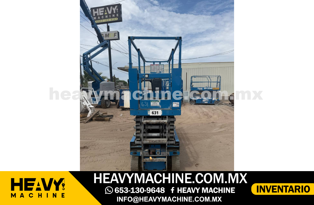 Equipo de elevación Tijera 2015 GENIE GS2632