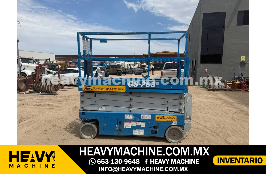 Equipo de elevación Tijera 2015 GENIE GS2632