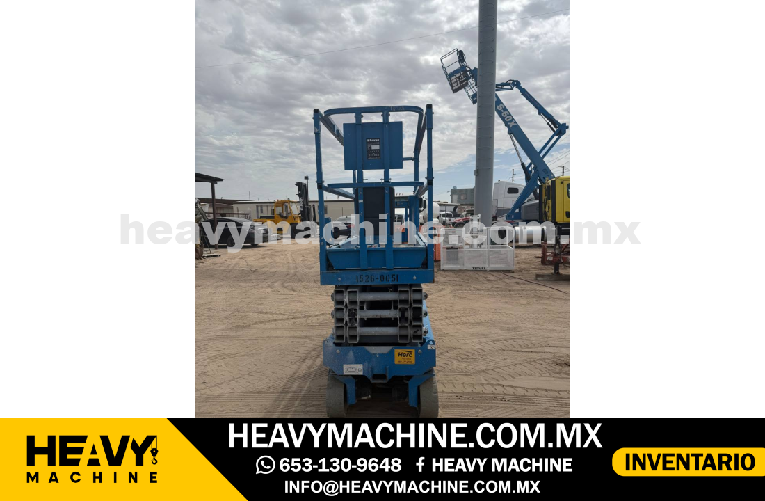 Equipo de elevación Tijera 2015 GENIE GS2632