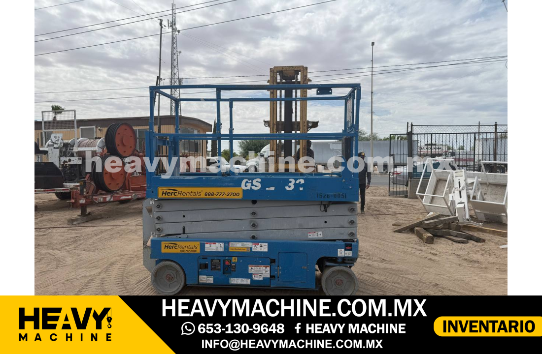 Equipo de elevación Tijera 2015 GENIE GS2632