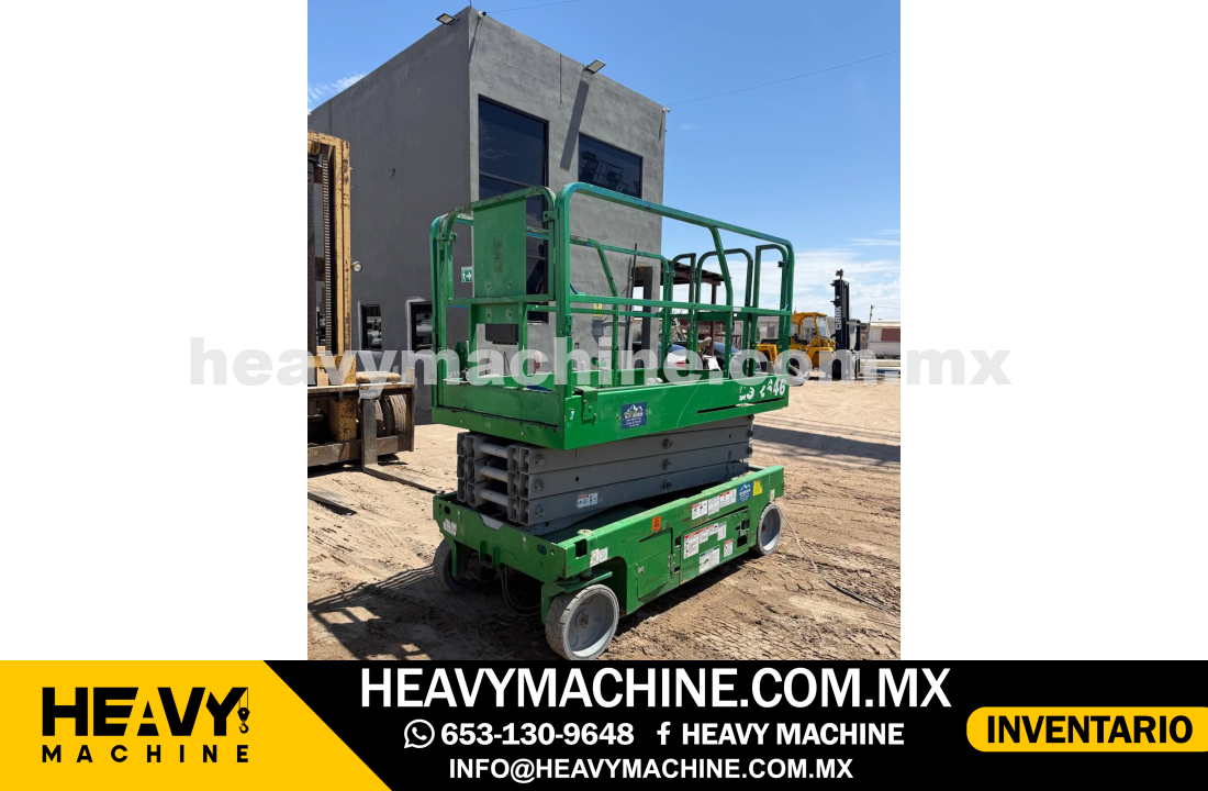 Equipo de elevación Tijera 2015 GENIE GS2646