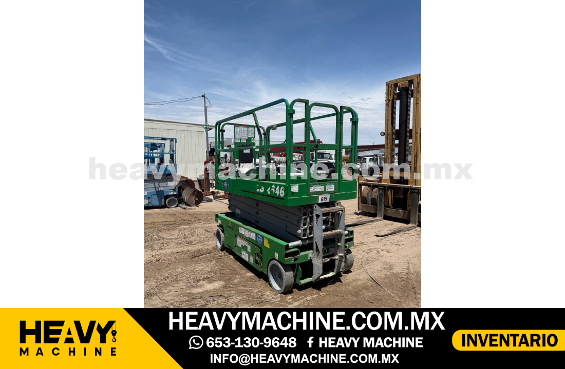 Equipo de elevación Tijera 2015 GENIE GS2646