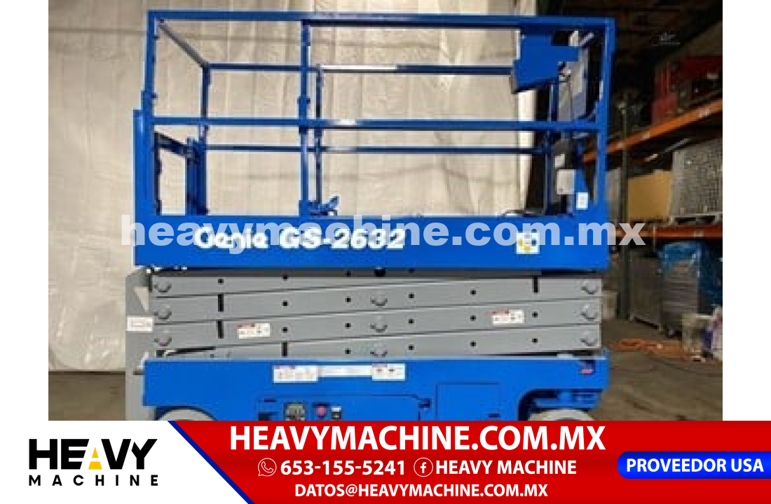 Equipo de elevación Tijera 2015 Genie GS2632