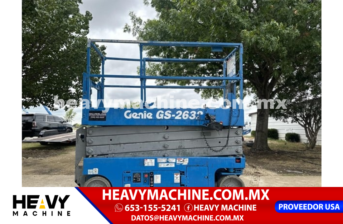 Equipo de elevación Tijera 2015 Genie GS2632