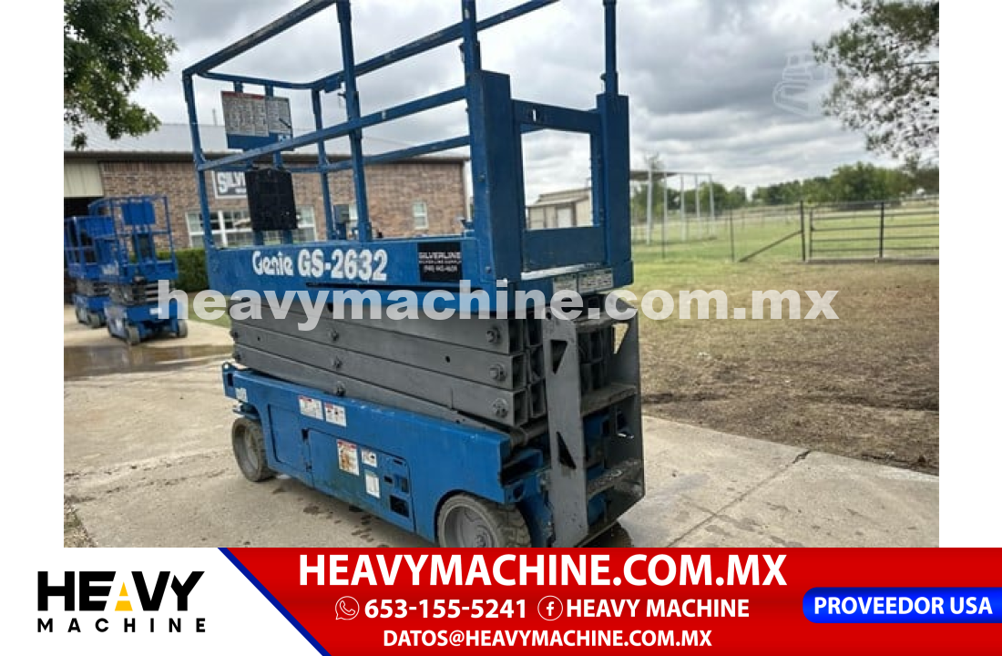Equipo de elevación Tijera 2015 Genie GS2632