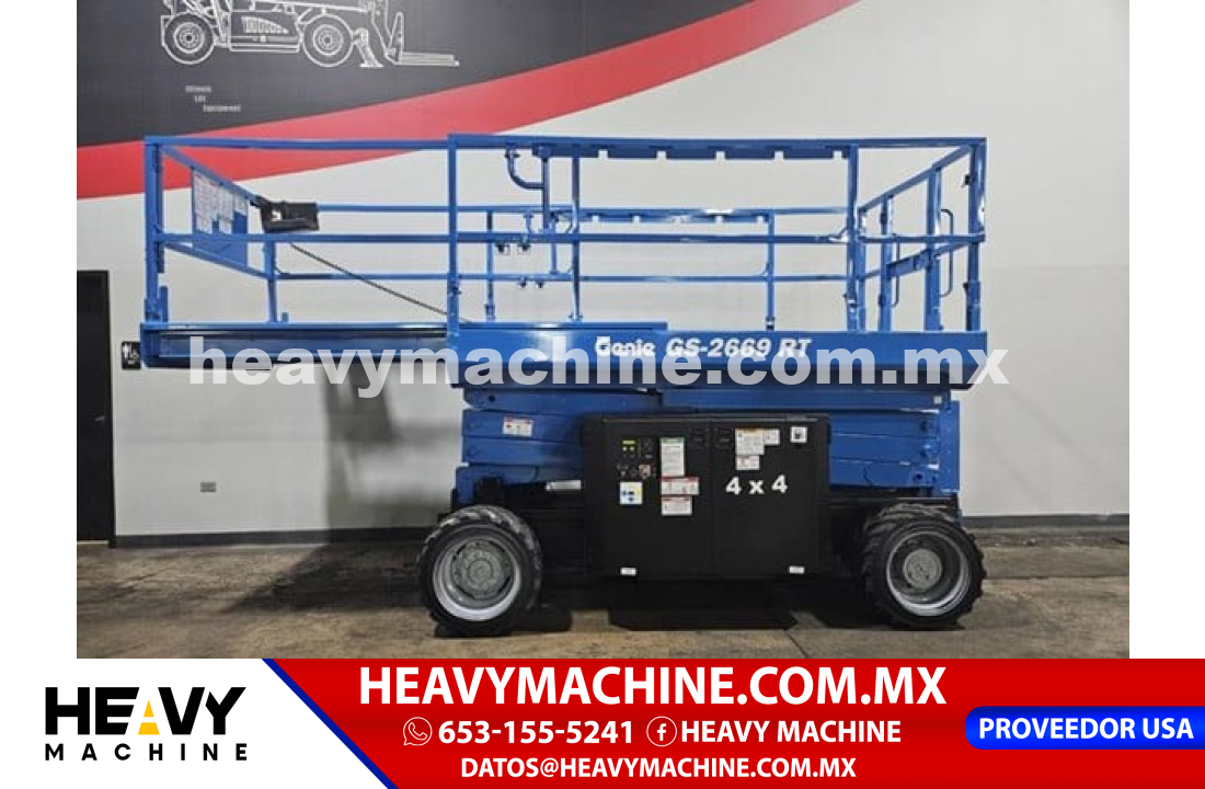 Equipo de elevación Tijera 2015 GS2669RT