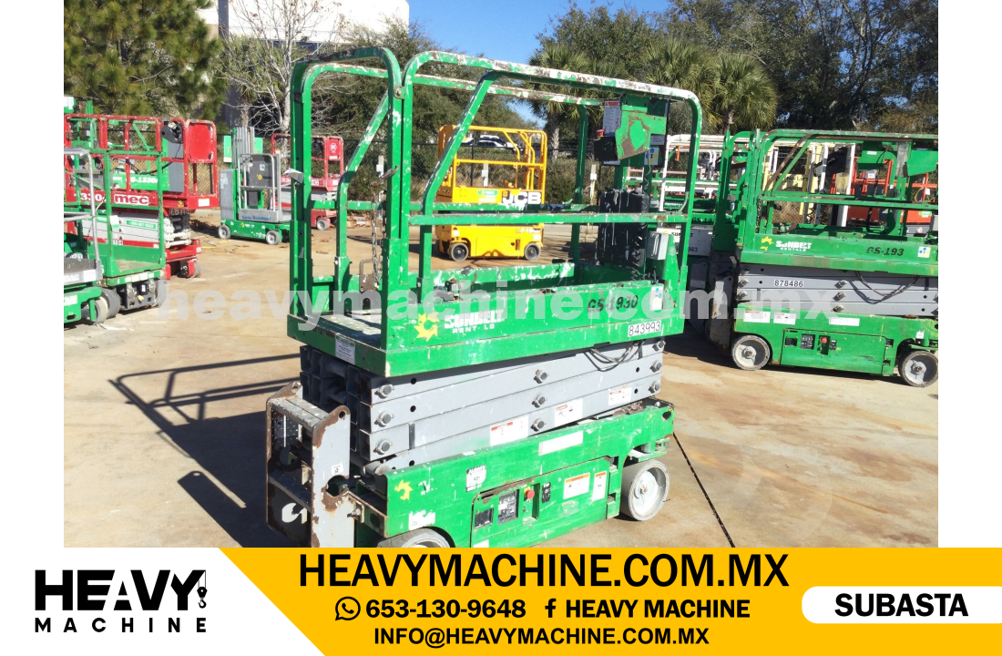 Equipo de elevación Tijera 2016 GENIE GS-1930