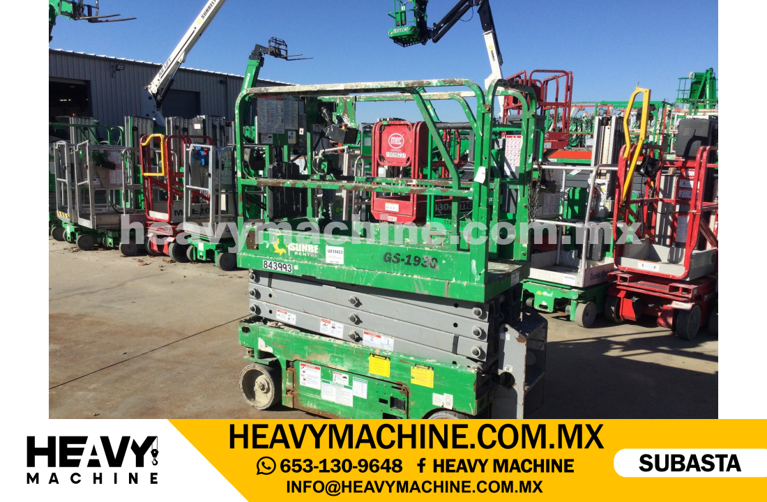 Equipo de elevación Tijera 2016 GENIE GS-1930