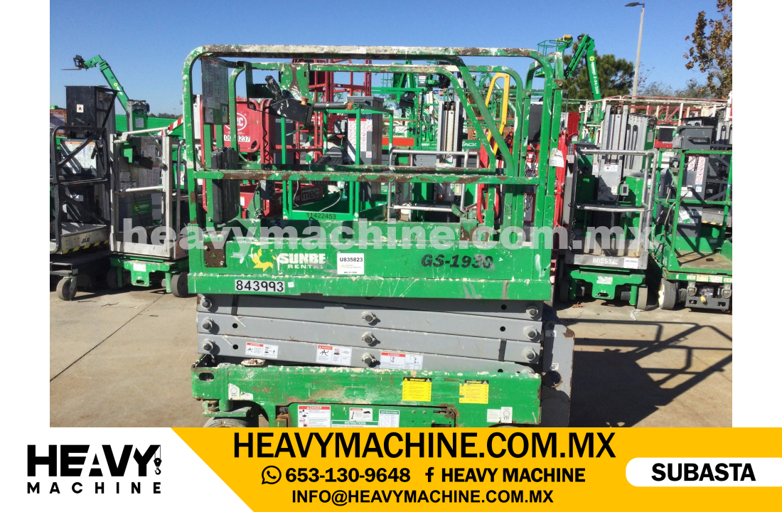 Equipo de elevación Tijera 2016 GENIE GS-1930