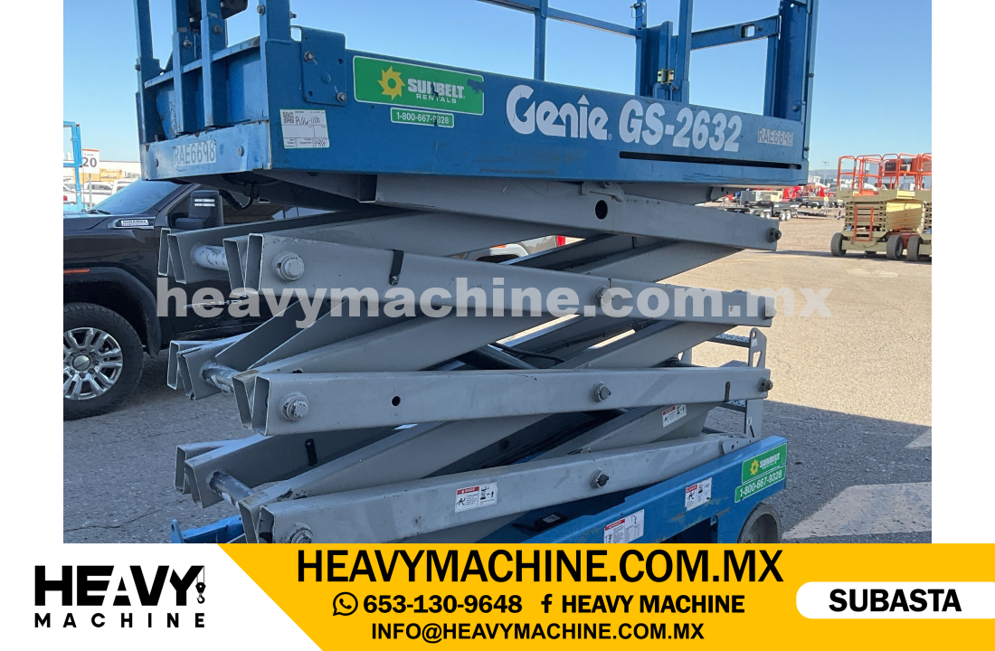 Equipo de elevación Tijera 2016 GENIE GS2632