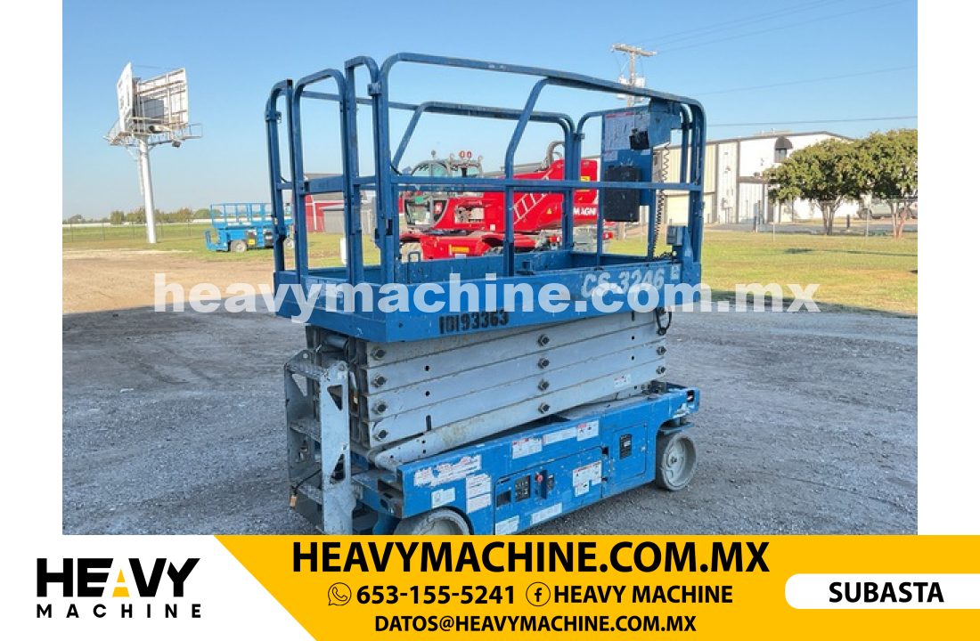 Equipo de elevación Tijera 2016 GENIE GS3246