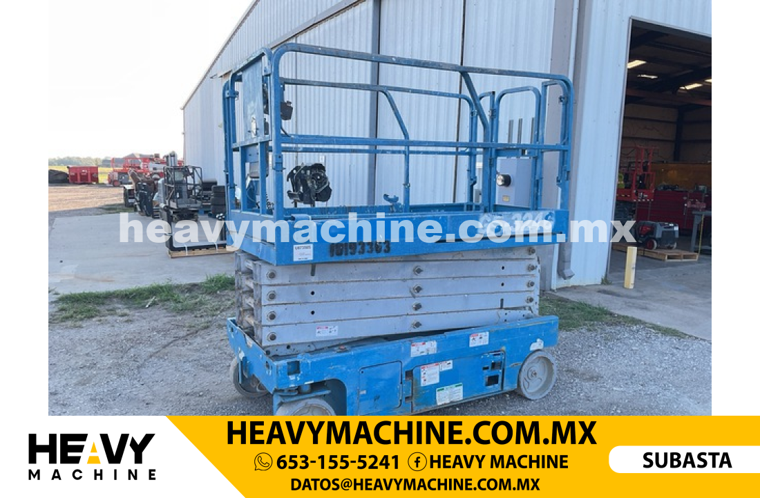 Equipo de elevación Tijera 2016 GENIE GS3246