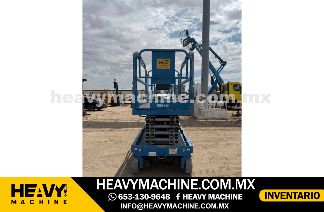 Equipo de elevación Tijera 2016 GENIE GS3246