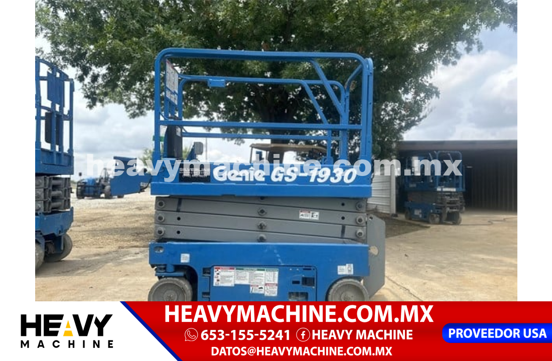 Equipo de elevación Tijera 2016 Genie GS1930