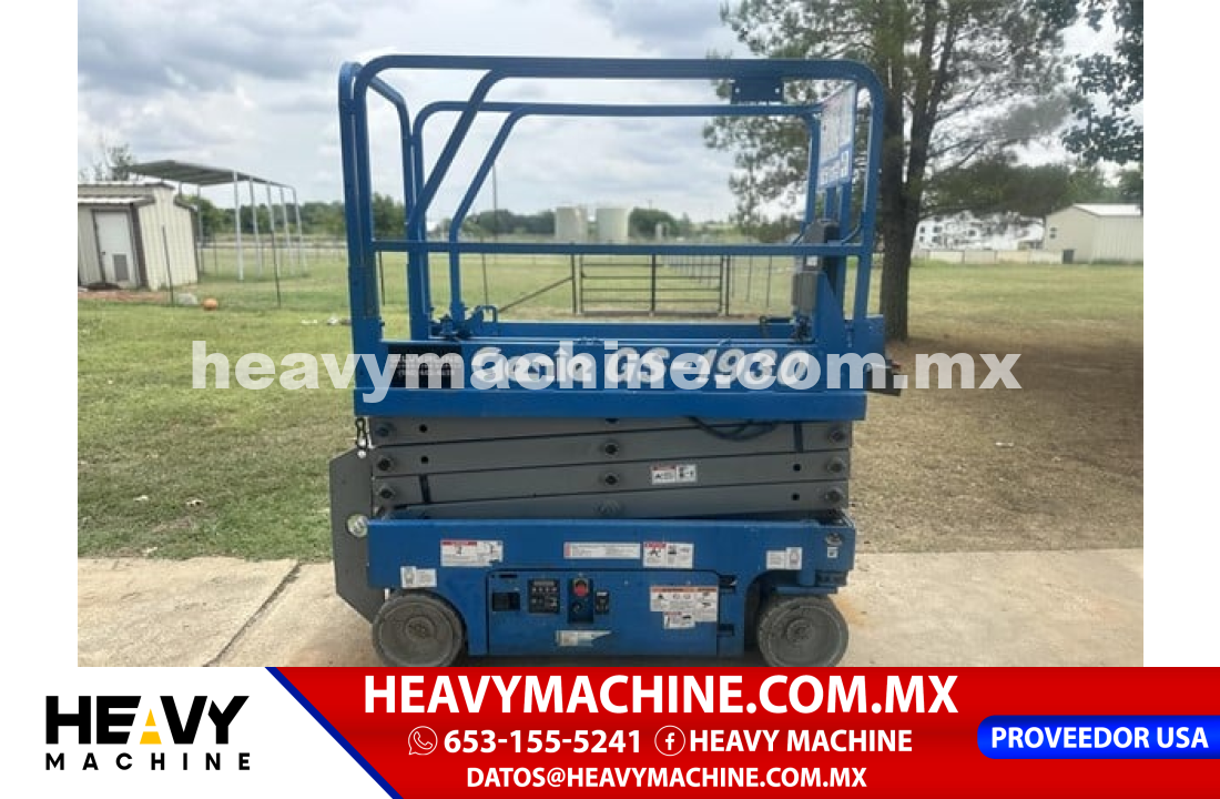 Equipo de elevación Tijera 2016 Genie GS1930