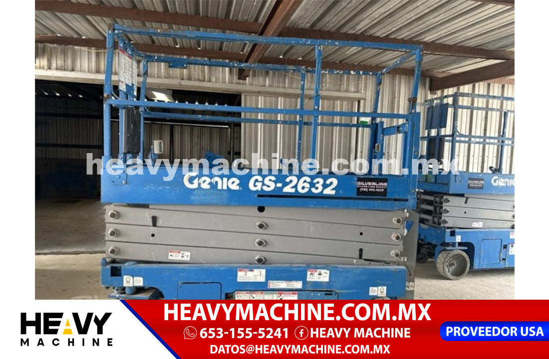 Equipo de elevación Tijera 2016 Genie GS2632