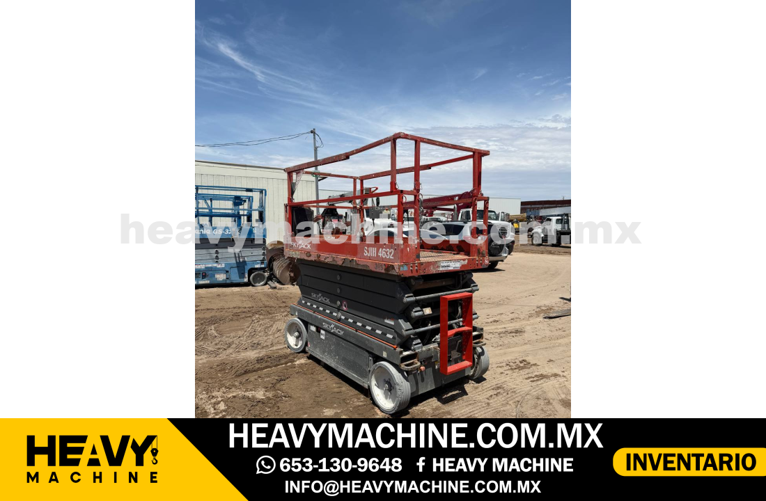 Equipo de elevación Tijera 2016 SKYJACK SJ4632