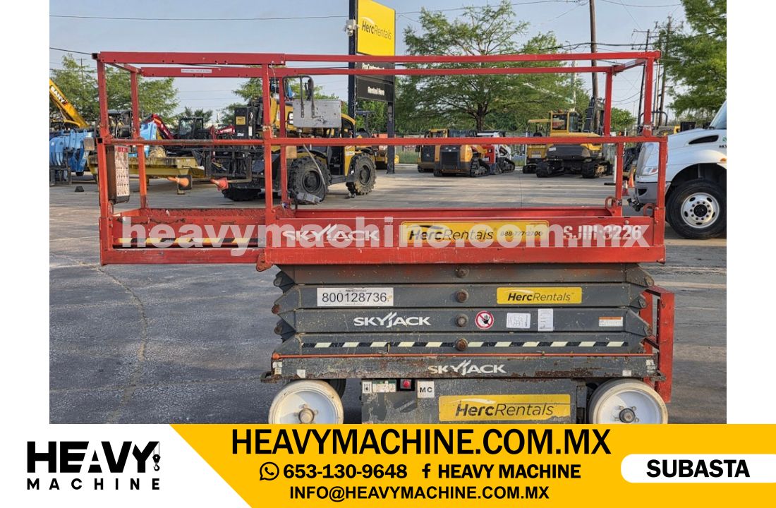 Equipo de elevación Tijera 2016 SKYJACK SJIII 3226