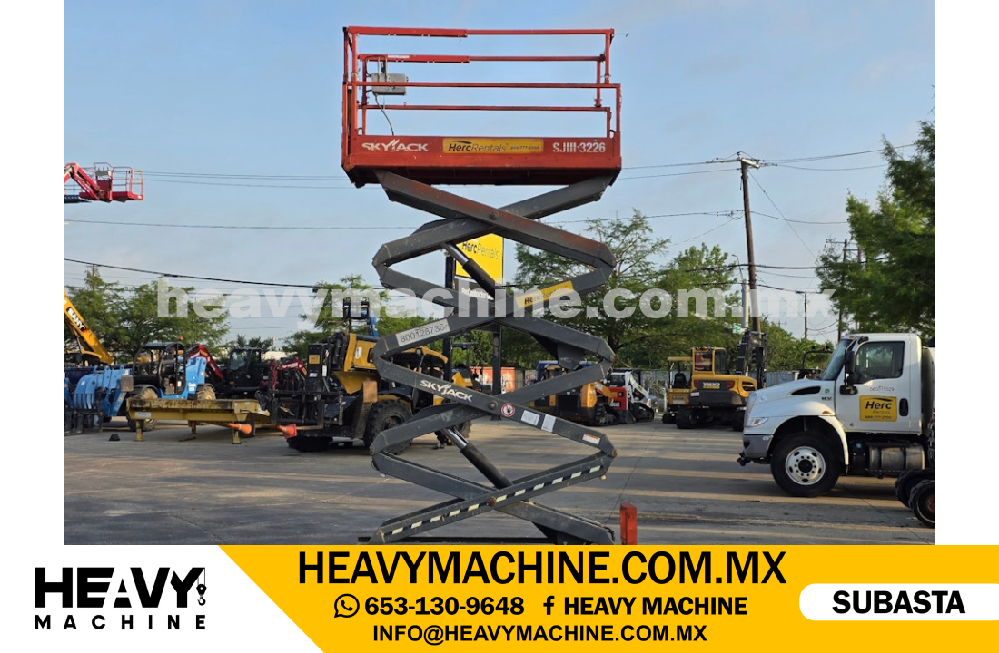 Equipo de elevación Tijera 2016 SKYJACK SJIII 3226