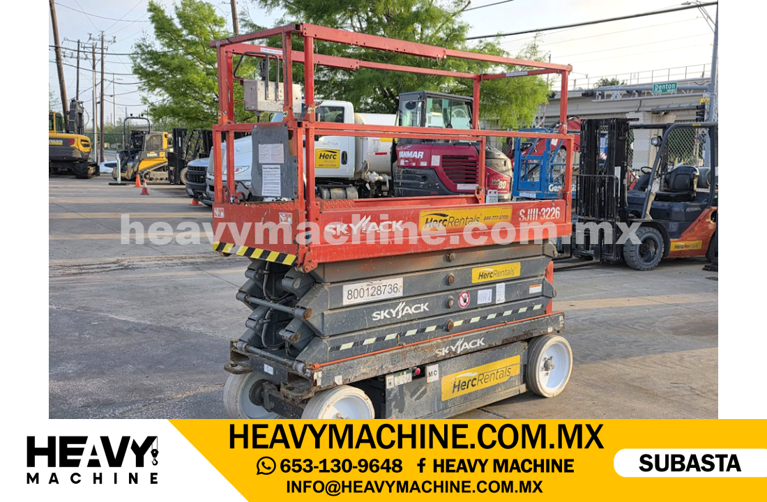 Equipo de elevación Tijera 2016 SKYJACK SJIII 3226