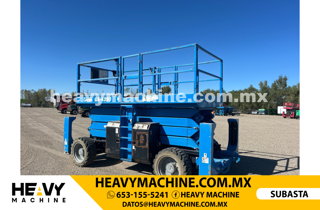 Equipo de elevación Tijera 2017 GENIE GS4390RT