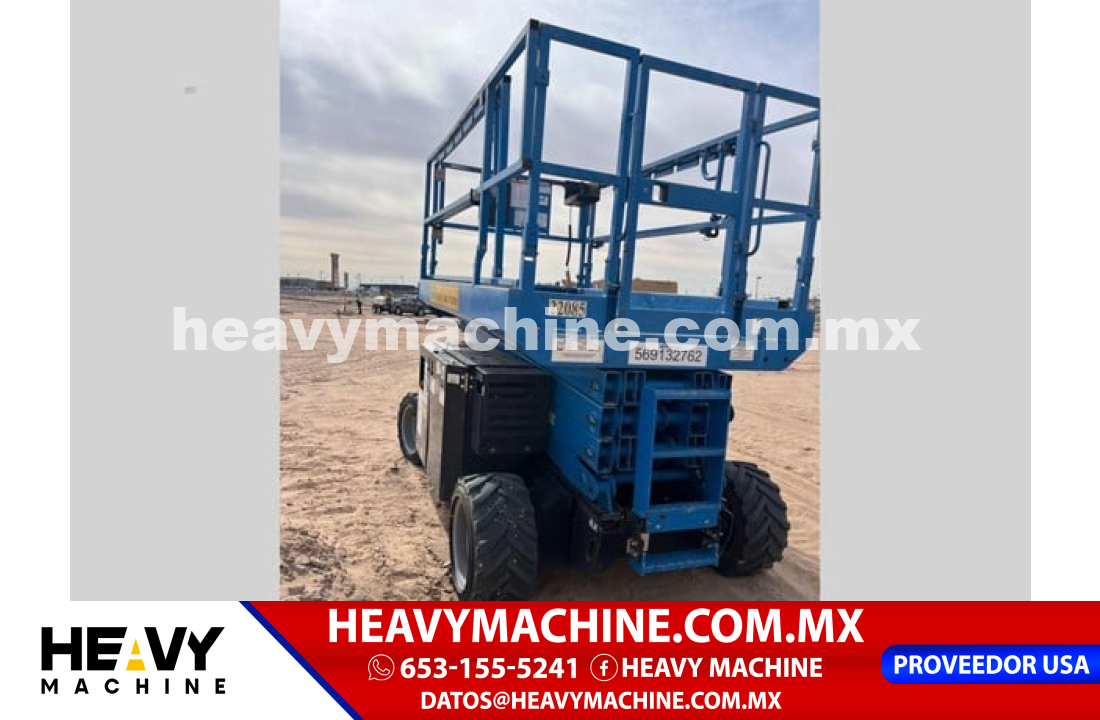 Equipo de elevación Tijera 2017 Genie GS3369DC