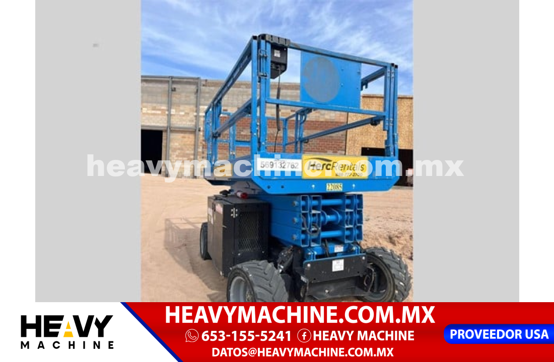 Equipo de elevación Tijera 2017 Genie GS3369DC