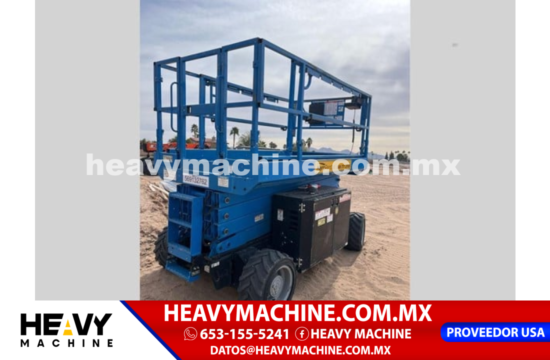 Equipo de elevación Tijera 2017 Genie GS3369DC