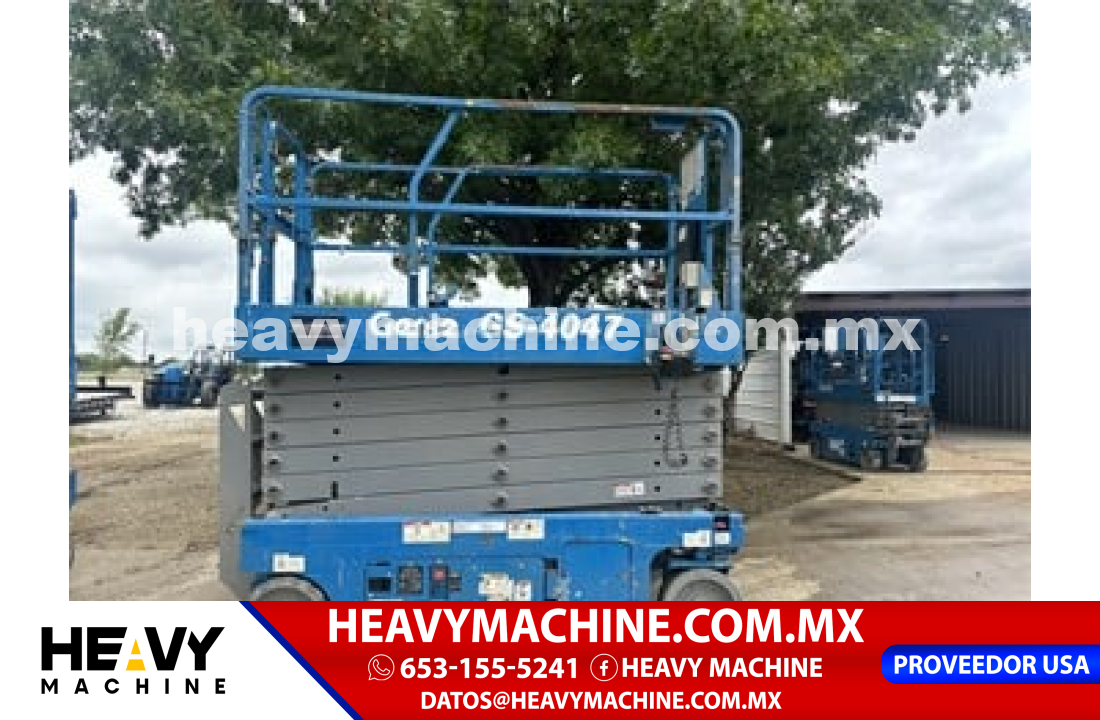 Equipo de elevación Tijera 2017 Genie GS4047
