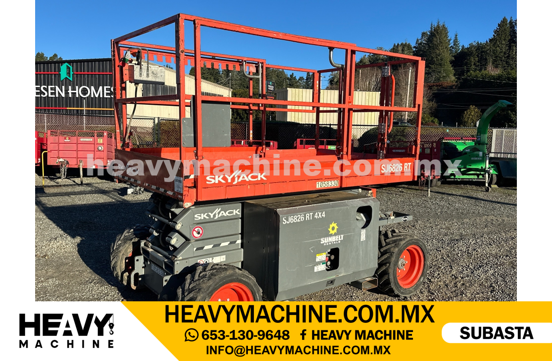 Equipo de elevación Tijera 2017 SKYJACK SJ6826 RT
