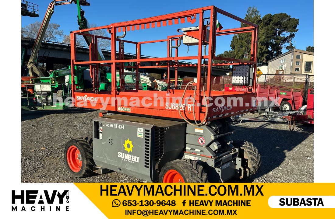 Equipo de elevación Tijera 2017 SKYJACK SJ6826 RT