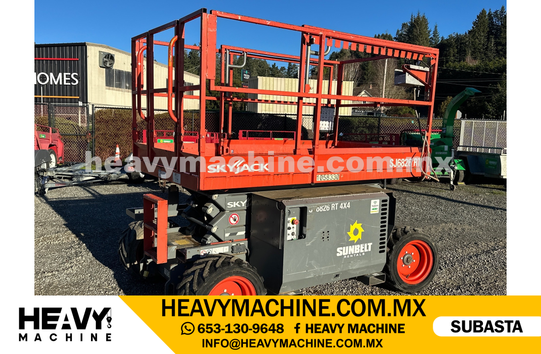 Equipo de elevación Tijera 2017 SKYJACK SJ6826 RT