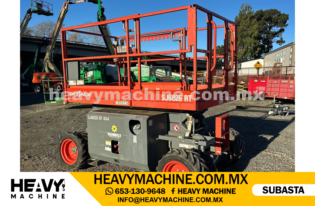 Equipo de elevación Tijera 2017 SKYJACK SJ6826 RT