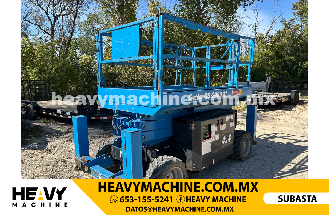 Equipo de elevación Tijera 2018 GENIE GS-2669 RT